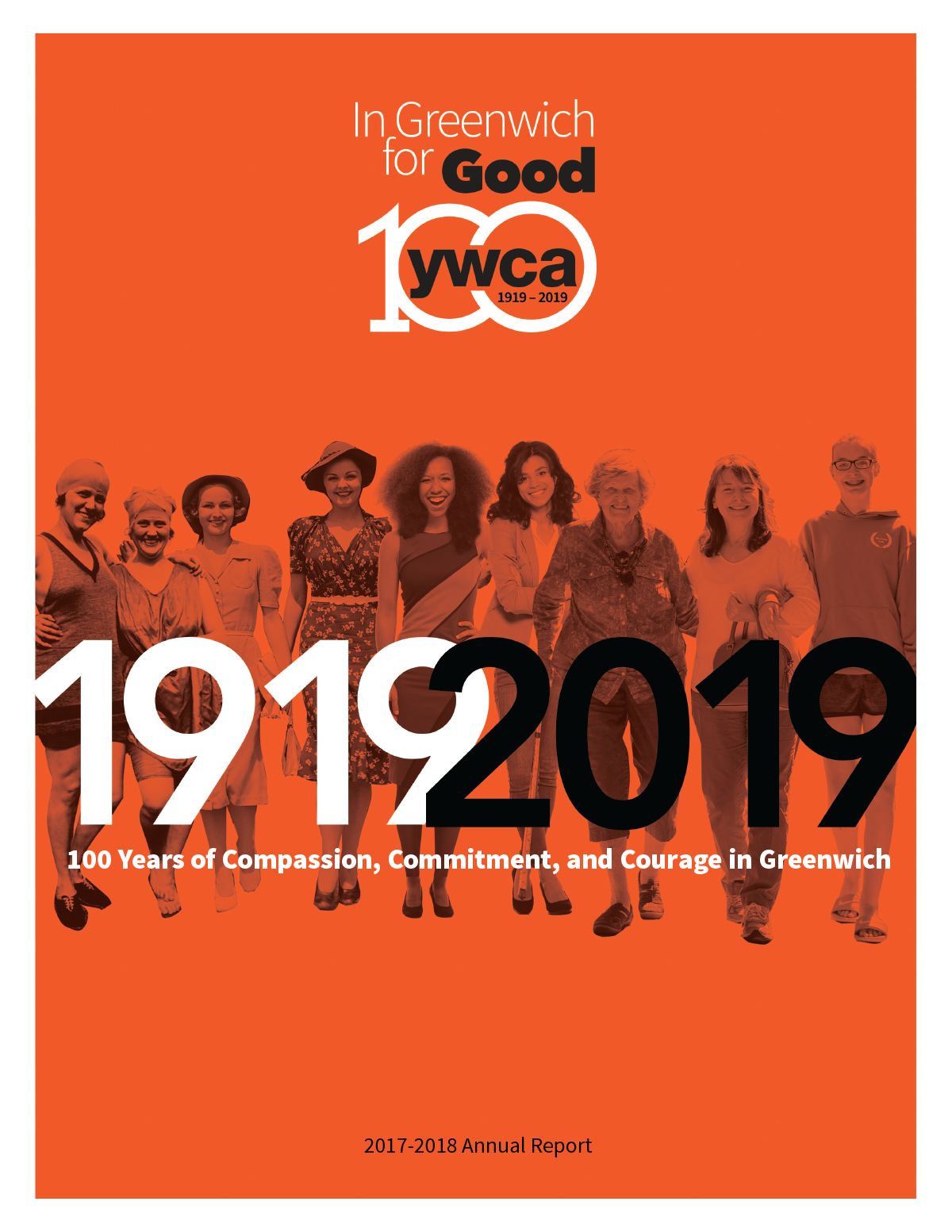 YWCA Greenwich Annual Report 2018 Cover