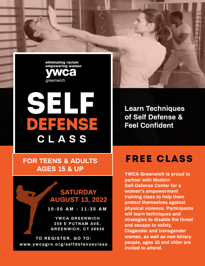 Self Defense Class Flyer