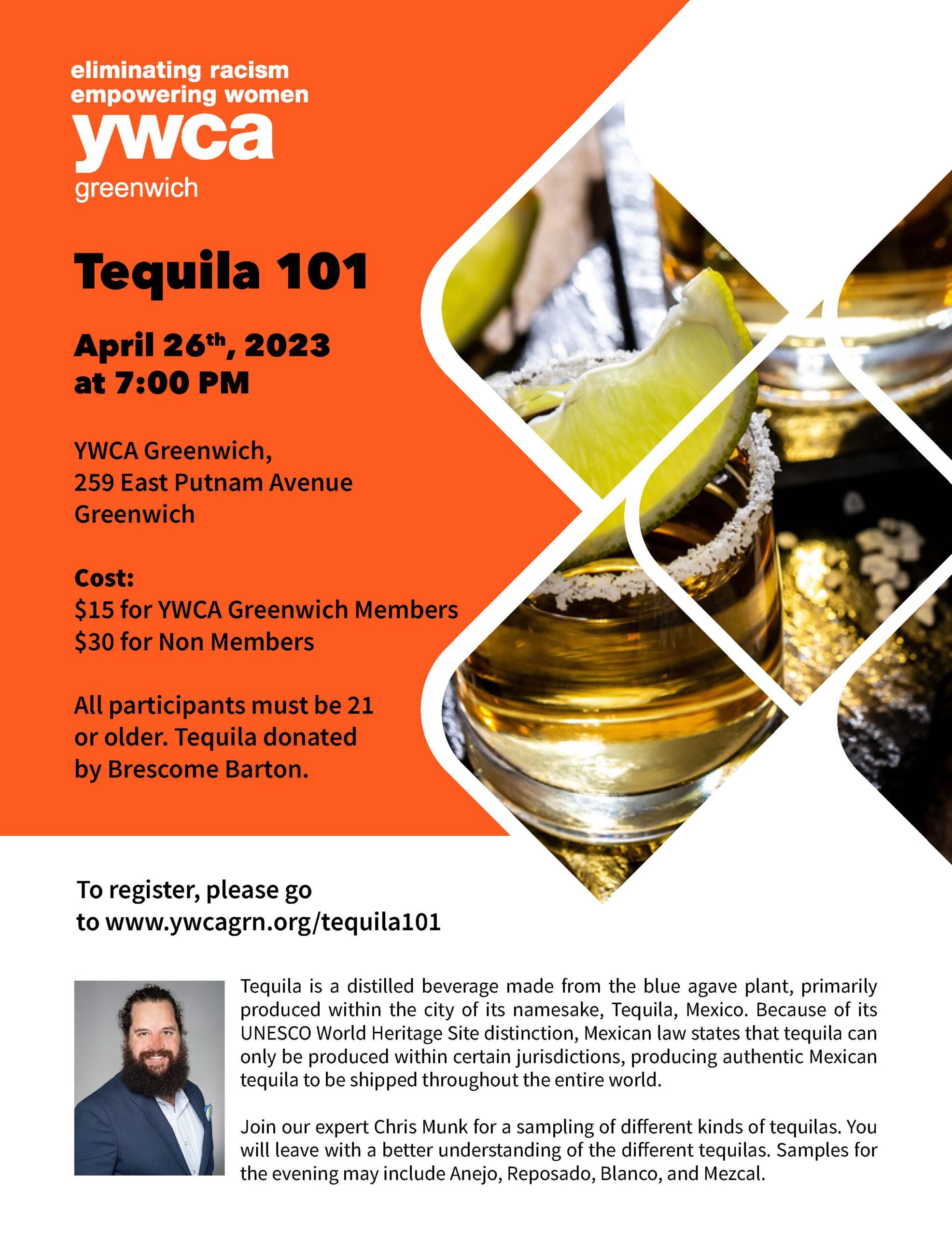 Tequila 101 Tasting YWCA final